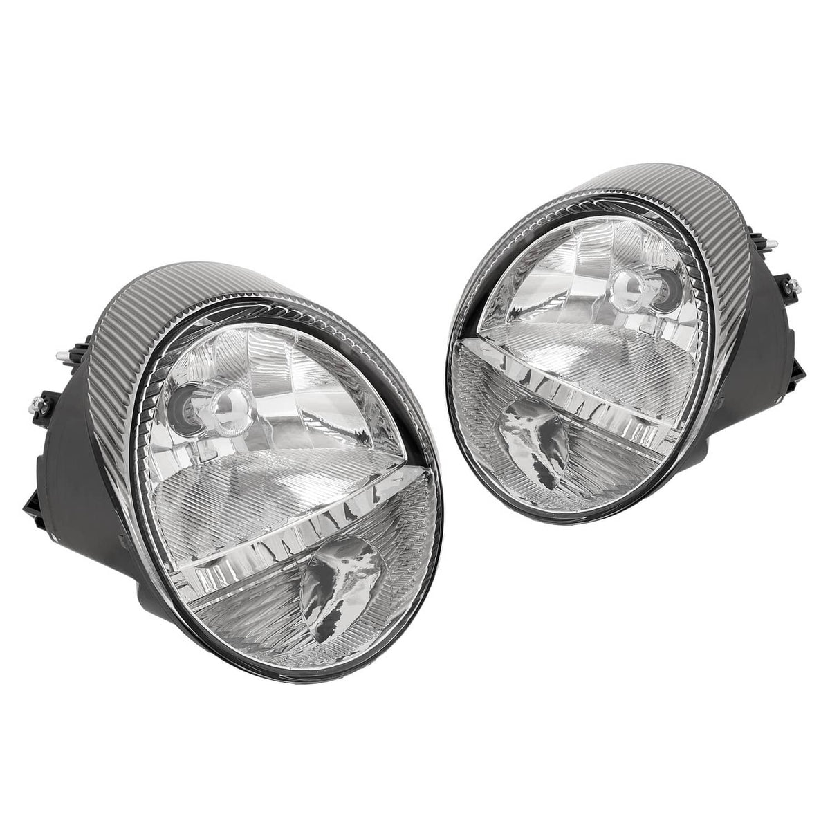 Solid Spare Driver and Passenger Side Headlights For Ford Thunderbird 2002-2005 Halogen