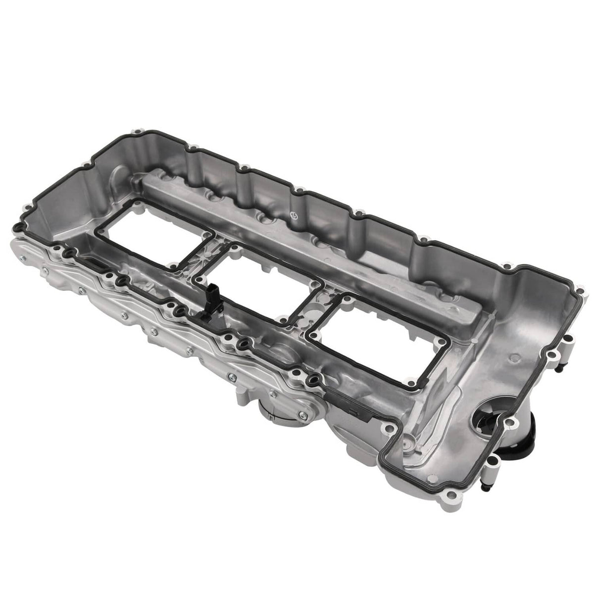 Solidspare ALUMINUM Valve Cover w/ Gasket & Cap For BMW 135i 335i 535i 640i 740i X3 X5 N55