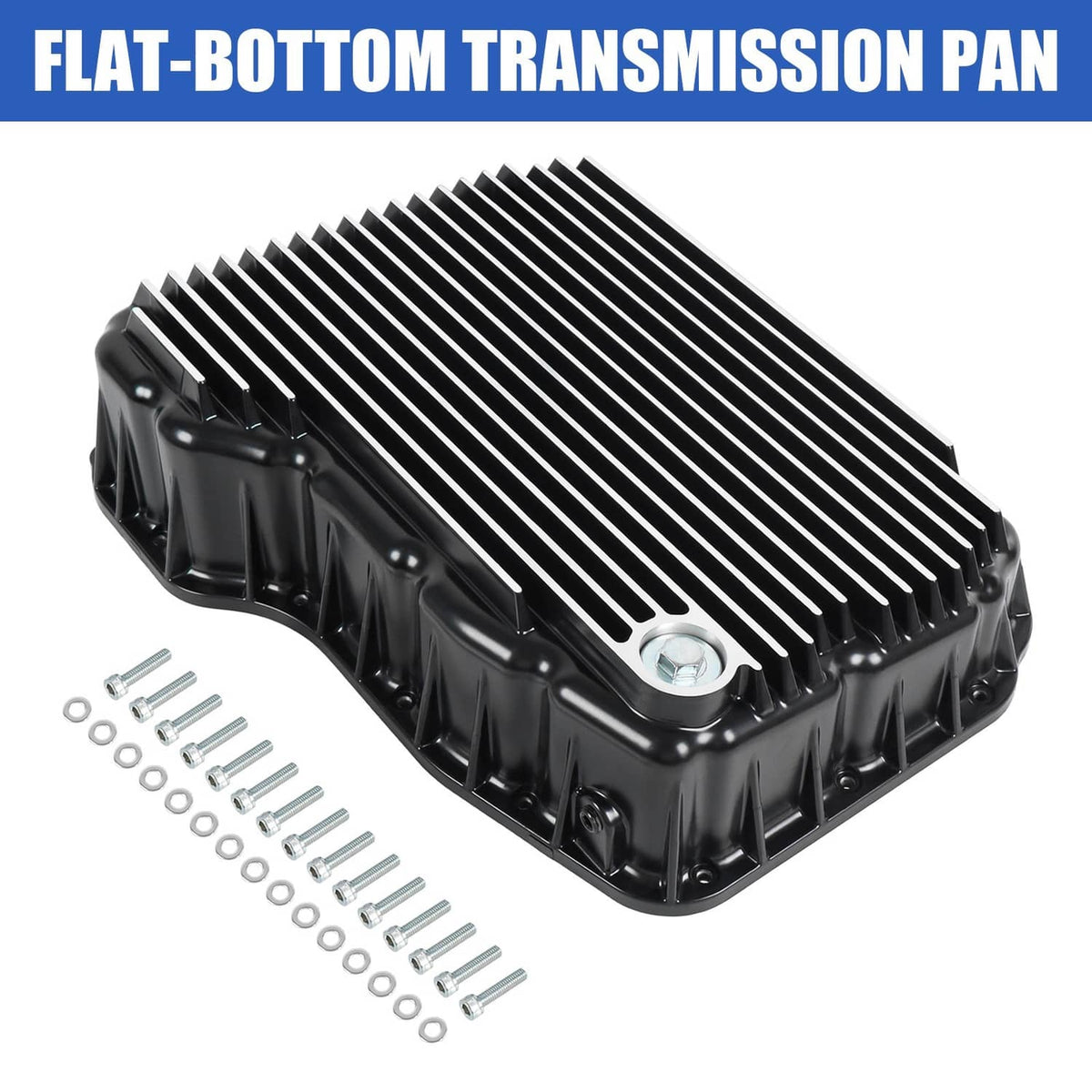 Solidspare NEW Aluminum 68RFE Transmission Pan Deep For Ram 6.7 Cummins Diesel 2007-2025