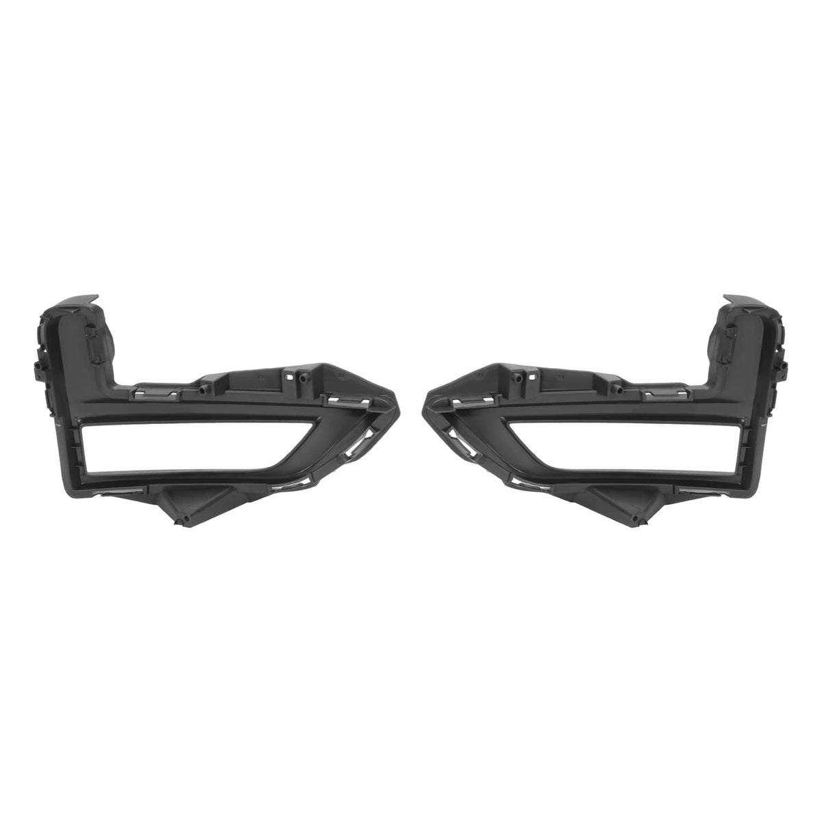 Solid Spare For 2017-2020 Nissan Rogue S SL SV Front Bumper Fog Lights Lamps w/Bezel+Bulbs