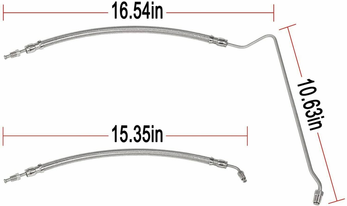 Solid Spare 32-864588 Trim Ram Hydraulic Cylinder Hose MerCruiser Bravo 32-99904Q 32-864589