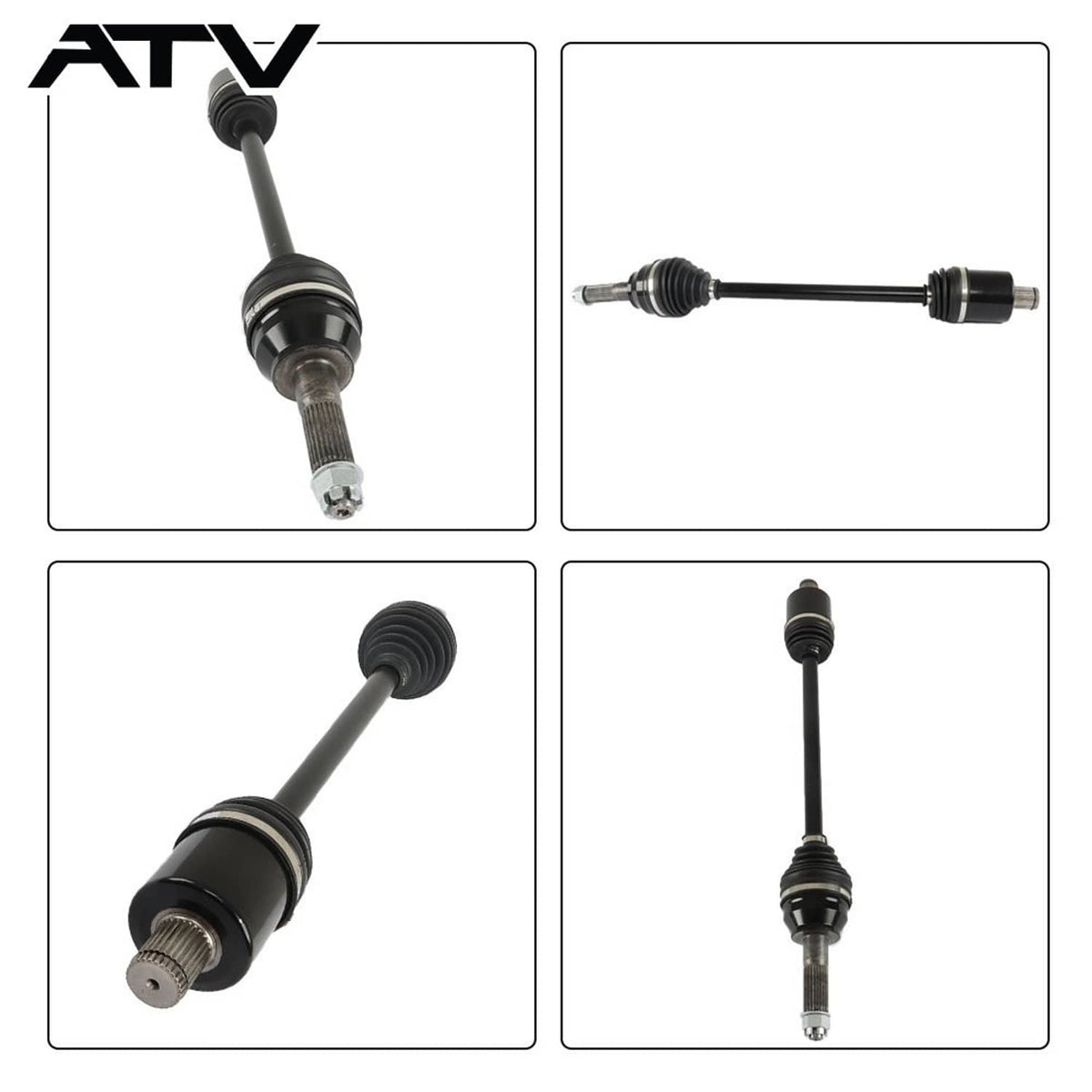 Solidspare 2 Pack Rear CV Axle Drive Shaft for 2017-19 Polaris Ranger Crew XP 1000 1334175