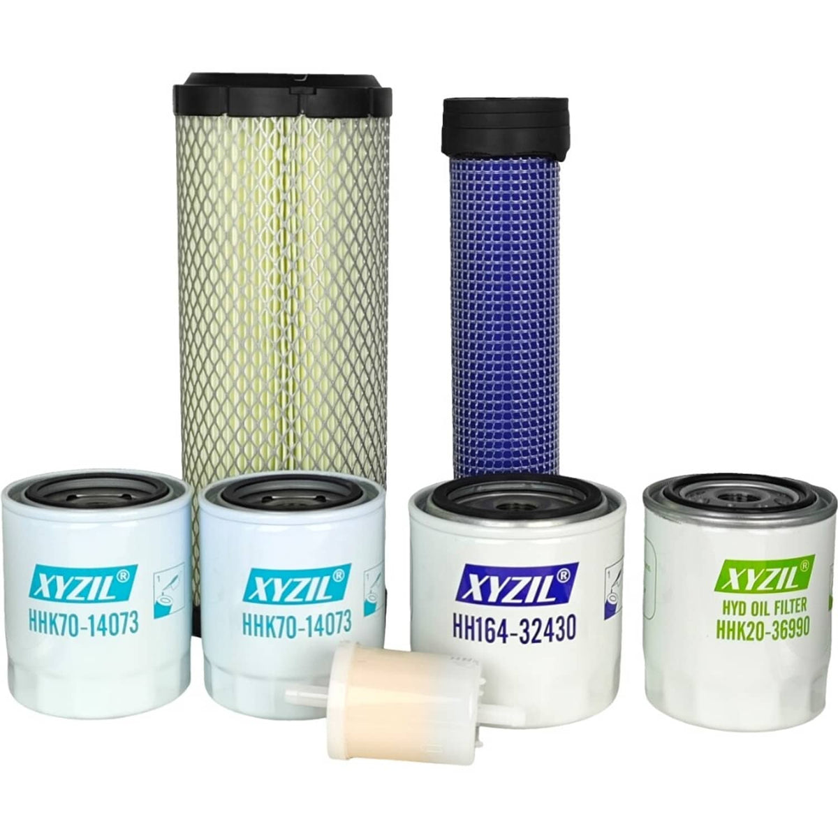 Solid Spare Maintenance Filter Kit 77700-01820 for Kubota RTV1100 (S/N =31002)