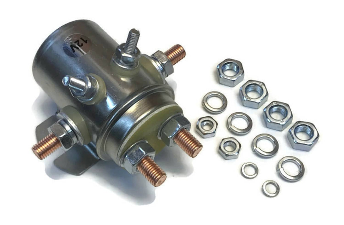 Solid Spare 4 Switch Relay 12V Solenoid Continuous Duty for Autocrane Auto Crane Boom Hoist