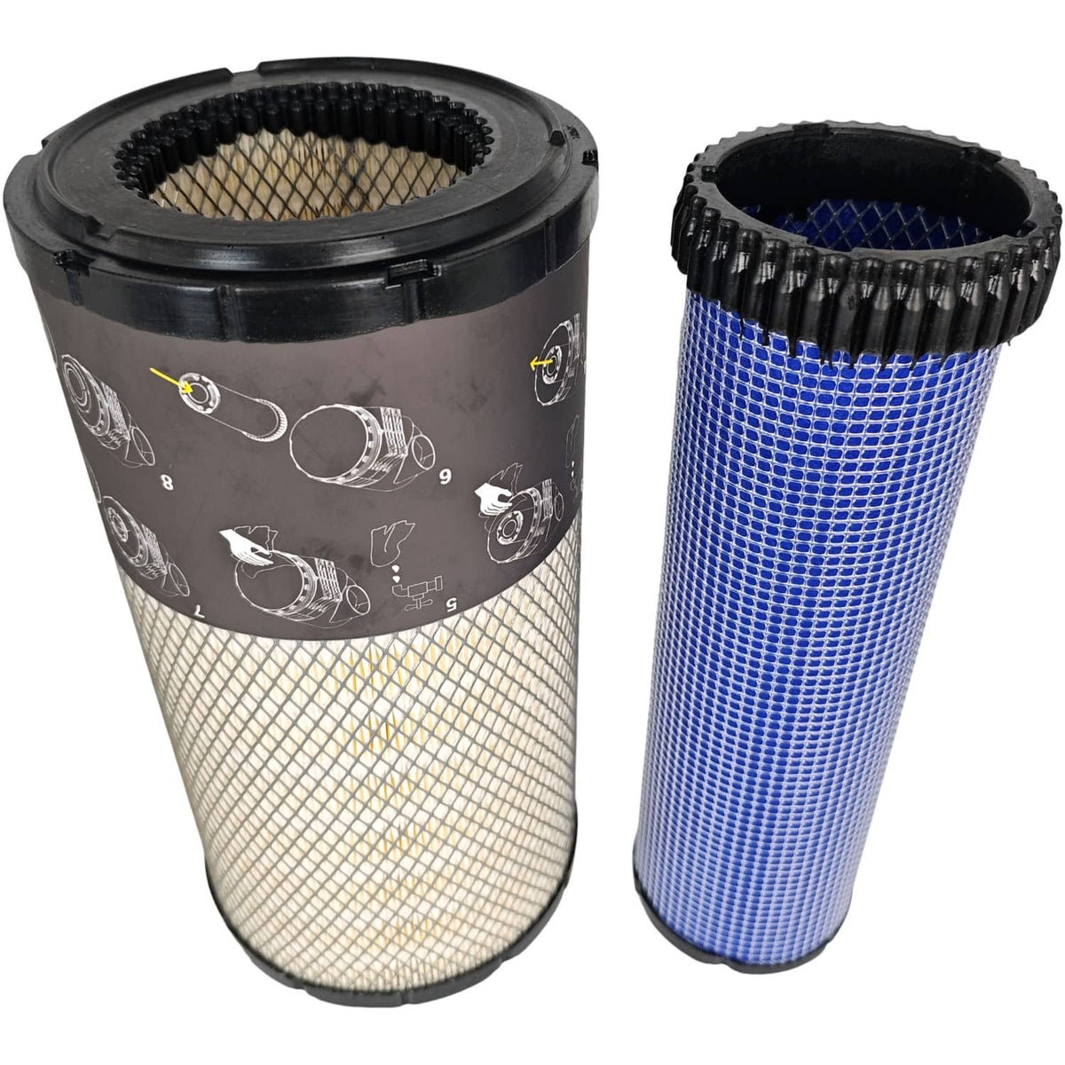 Solid Spare 7386224 7386225 Air Filter Kit for Bobcat Loader S62 S64 S66 S76 T62 T64 T66 T76