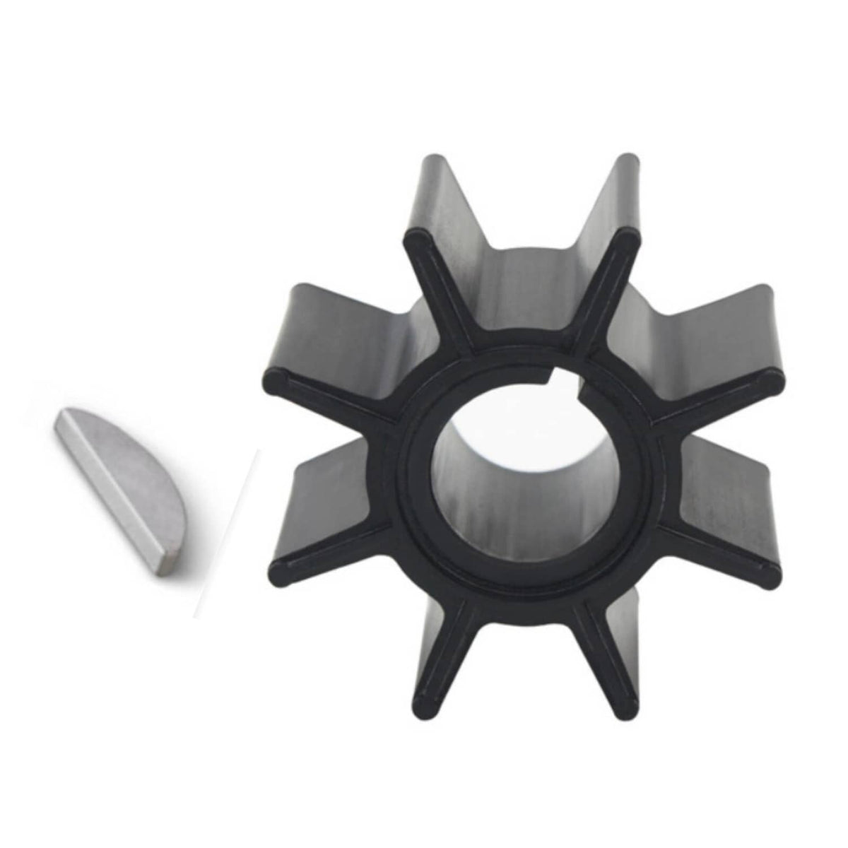Solid Spare WATER PUMP IMPELLE WITH KEY For Mercury Mariner Marine 47-803748 47-8M0135803