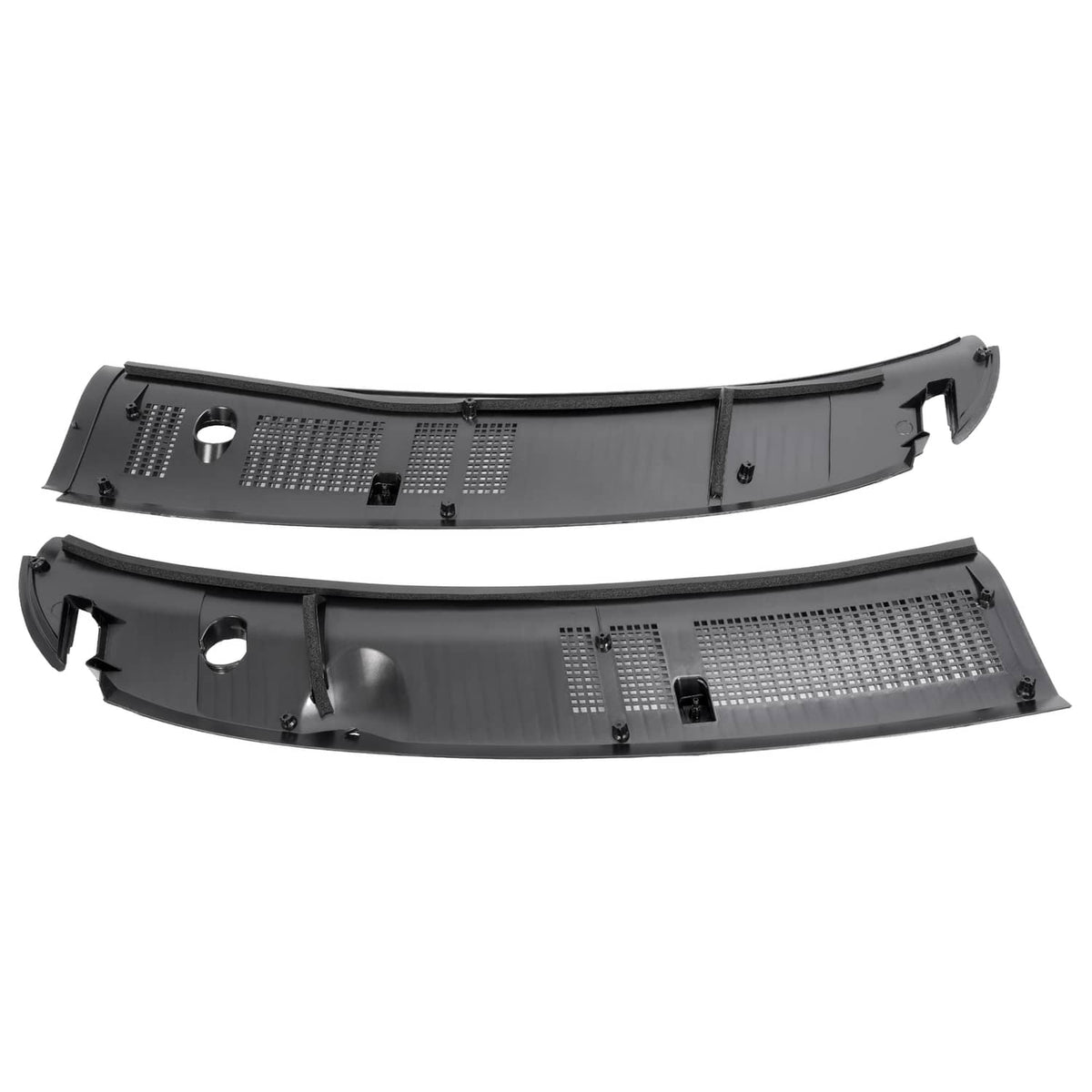 Solid Spare Wiper Cowl Panel Grille Screen ABS For Ford E VAN E-150 E-250 E-350 Super Duty