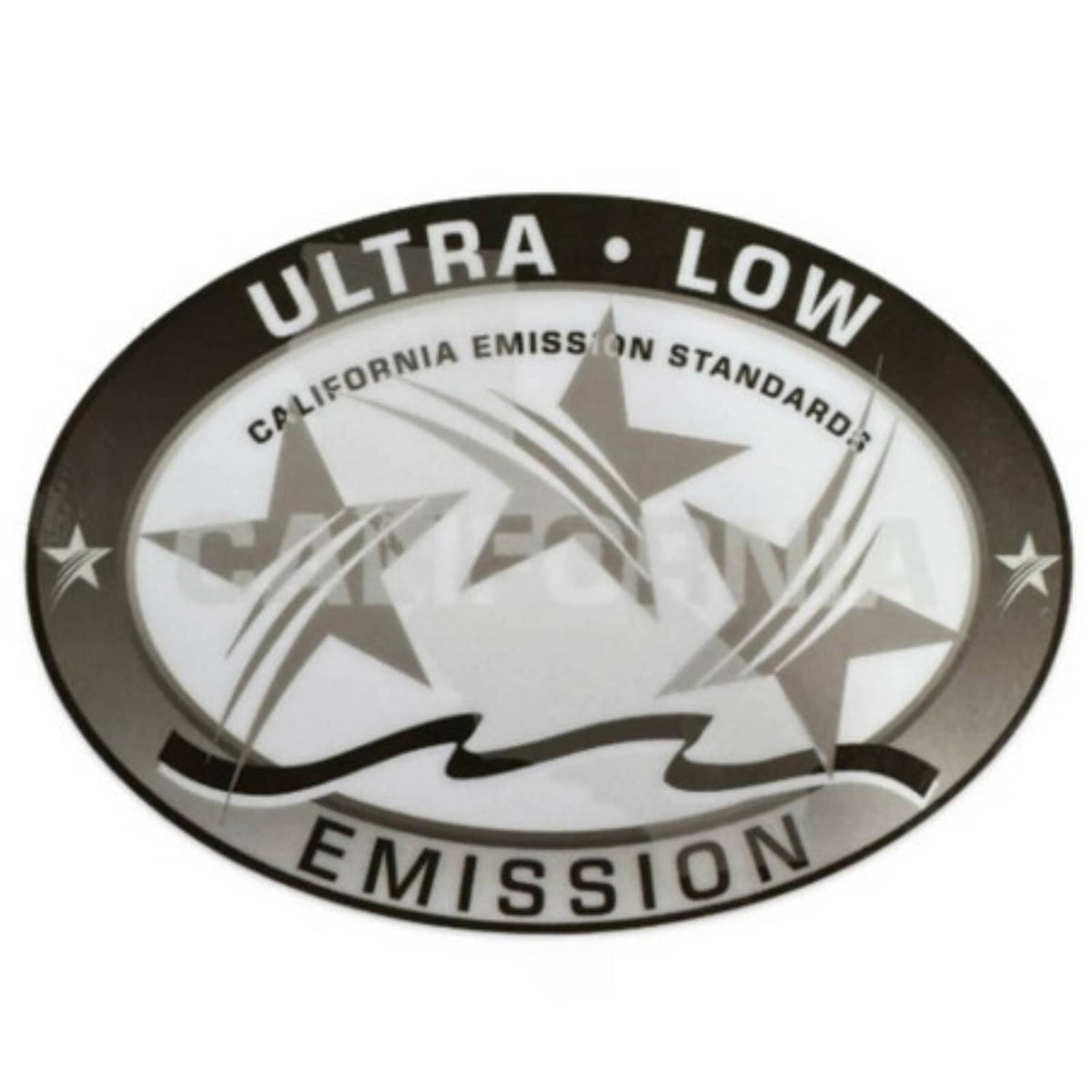 Solid Spare Ultra Low EMISSION 3 star DECALS STICKERS For SEADOO YAMAHA HONDA - Gray