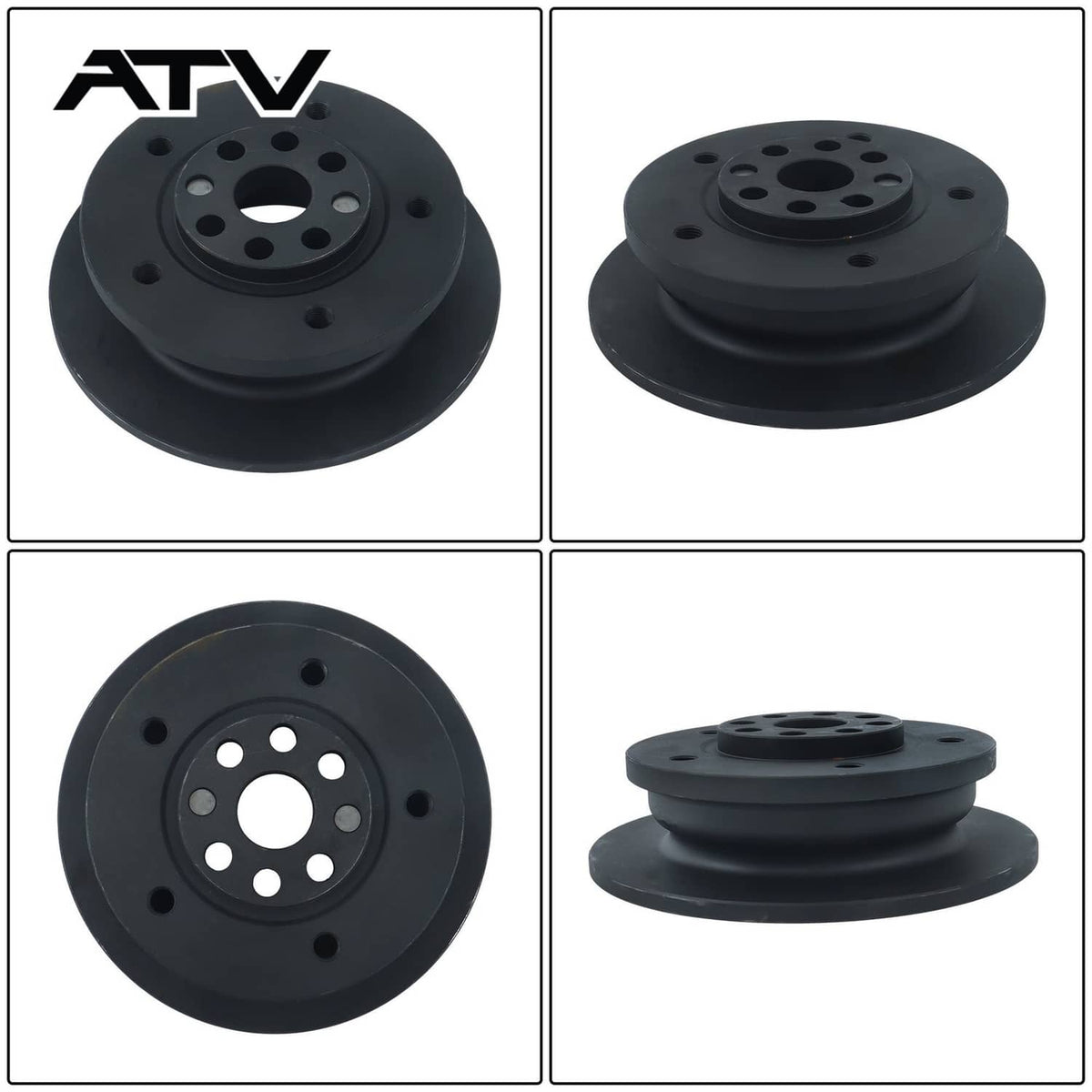 Solidspare Rear Wheel Brake Disc Rotor Hub For John Deere HPX615E HPX815E 4X2 4X4 AM135647