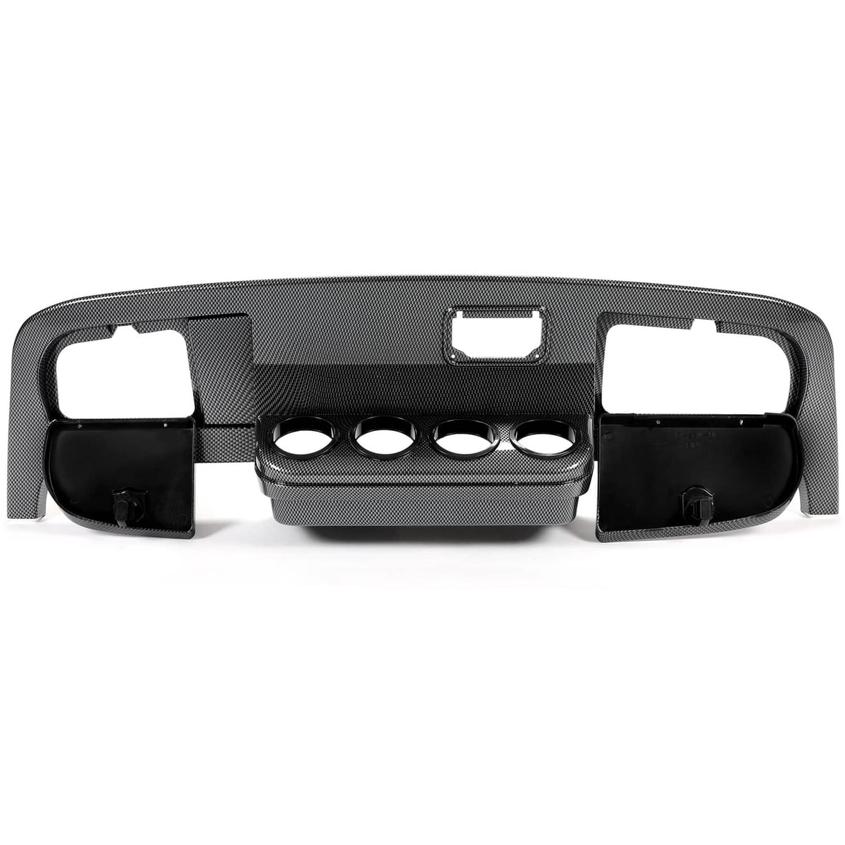 Solidspare Dash Assembly Cover Kit Carbon Fiber Style For EZGO TXT Golf Cart 1994-2013