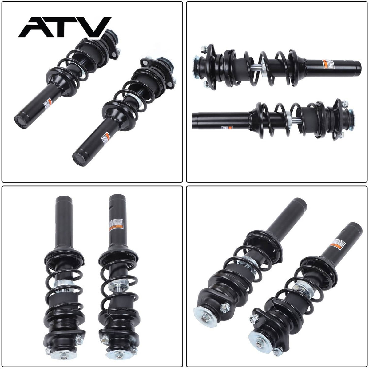 Solidspare For Kawasaki Mule 2500 2510 2520 3000 3010 3020 4000 4010 Front Coil-Over Shocks