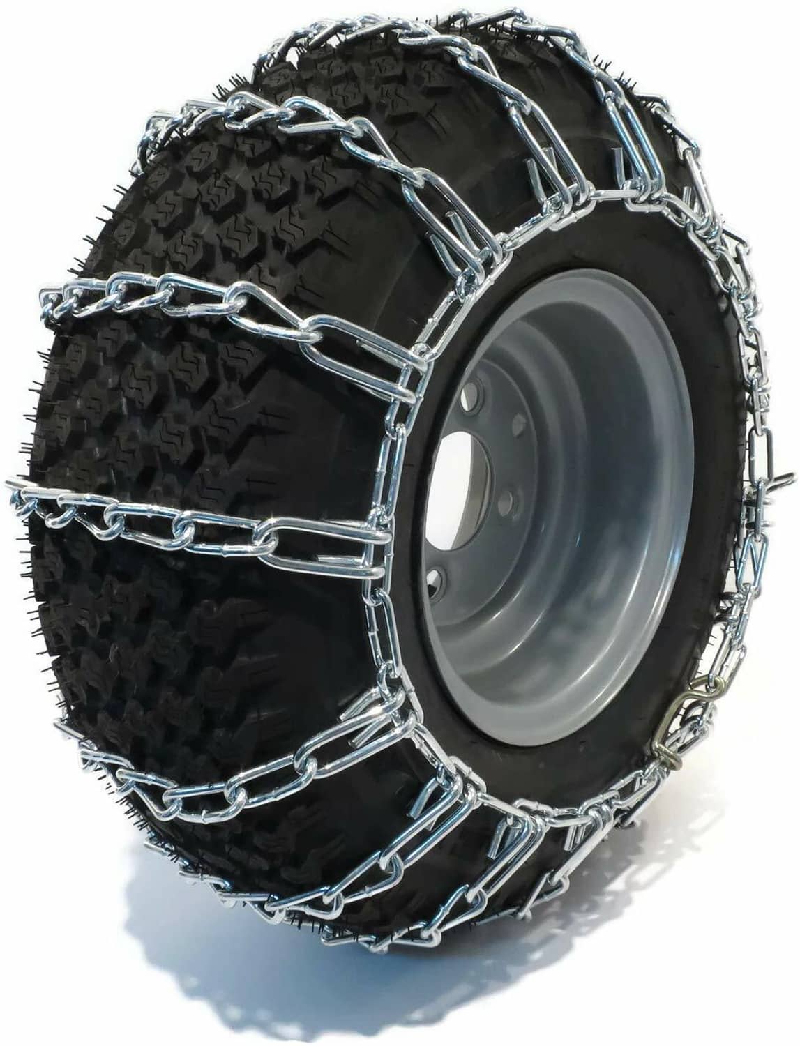 Solid Spare PAIR 2 LINK TIRE CHAIN 22X8X10 TIRE CHAIN 22 X 8.00-10 TIRE CHAIN 22X8X10