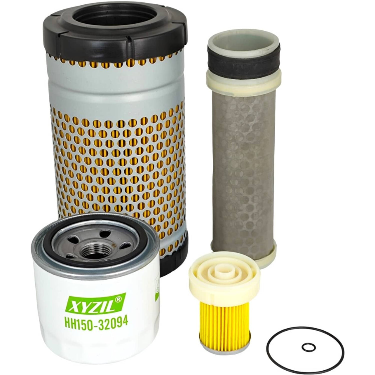 Solid Spare Oil Fuel Air Filter Kit Fit for Kubota RTV-X1100C RTV-X1140R RTV-X1120D Engine