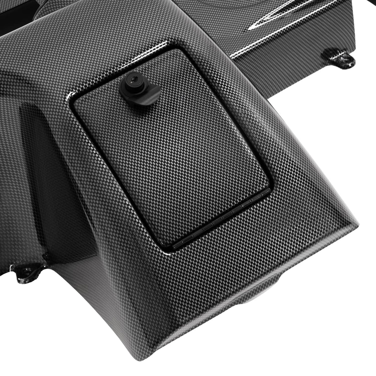 Solidspare Golf Cart Carbon Fiber Style Radio & Speaker Dash Cover For EZGO RXV 2008-up