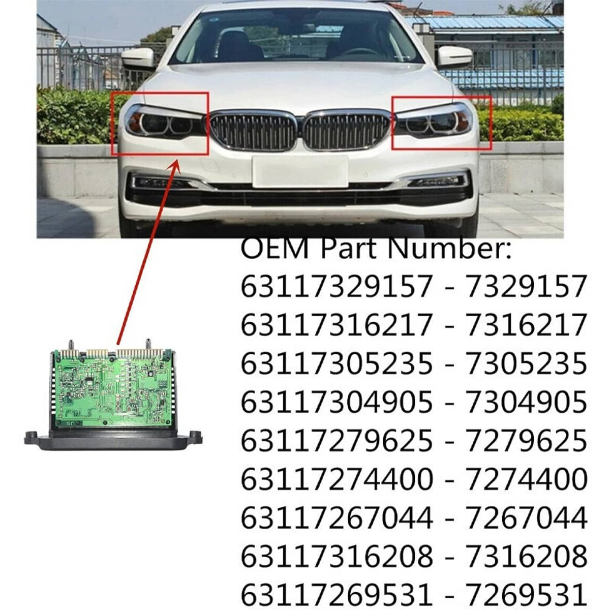 Solidspare Control TMS Module Unit Adaptive Headlight For BMW 528i 535i 550i xDrive F10 M5