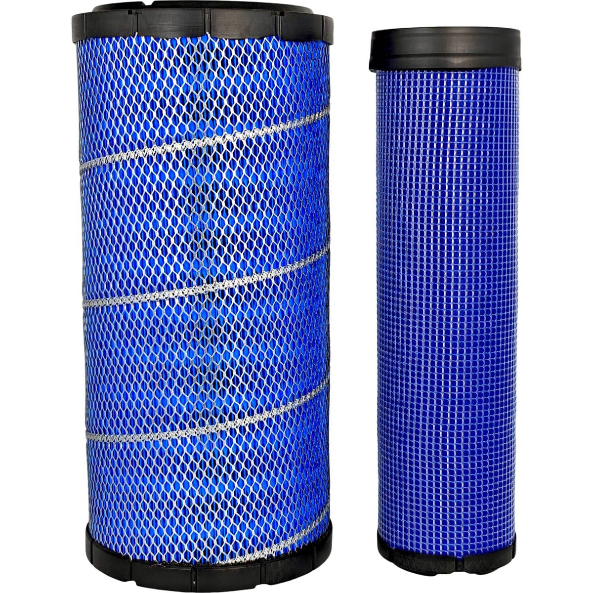 Solid Spare Outer Inner Air Filter Kit RE171235 RE171236 Fit John Deere Excavator Tractor