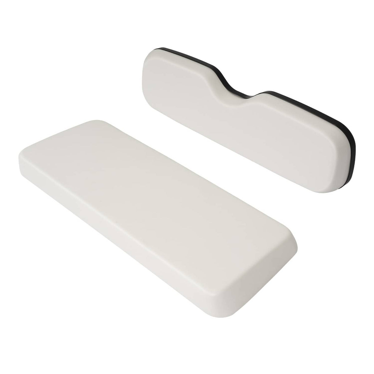 Solidspare White Seat Bottom Backrest Cushion Golf Cart For EZGO RXV,TXT,ST,ST Sport,Valor