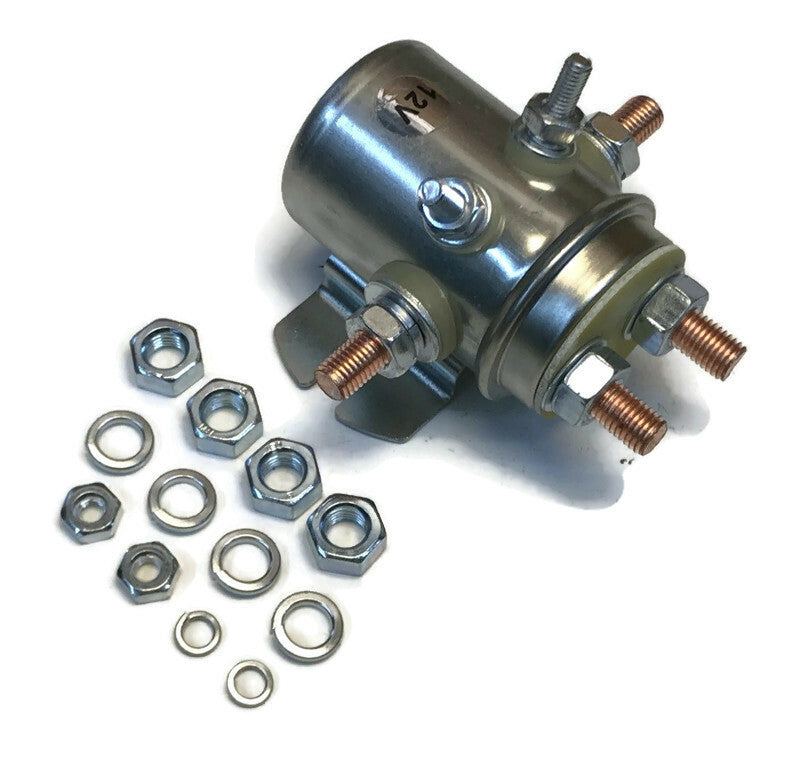 (4) 12V Single Pole Double Throw Solenoid replaces Auto Crane 300105, 300105-001