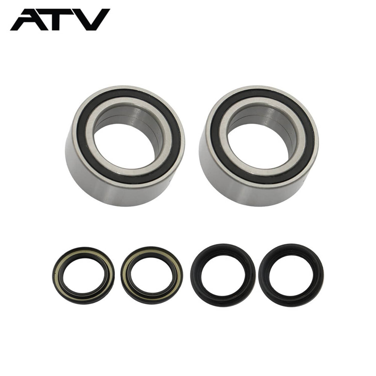 Solidspare Both Front Wheel Bearing Seal Kits For Honda Rancher 350 4x4 & Rancher 400 4x4