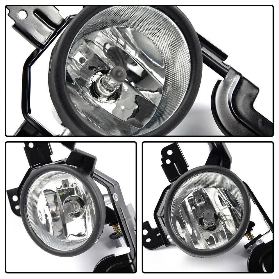 Fog Light Assembly Fit For 2007 2008 2009 Honda CRV Switch And Wiring Kit Clear