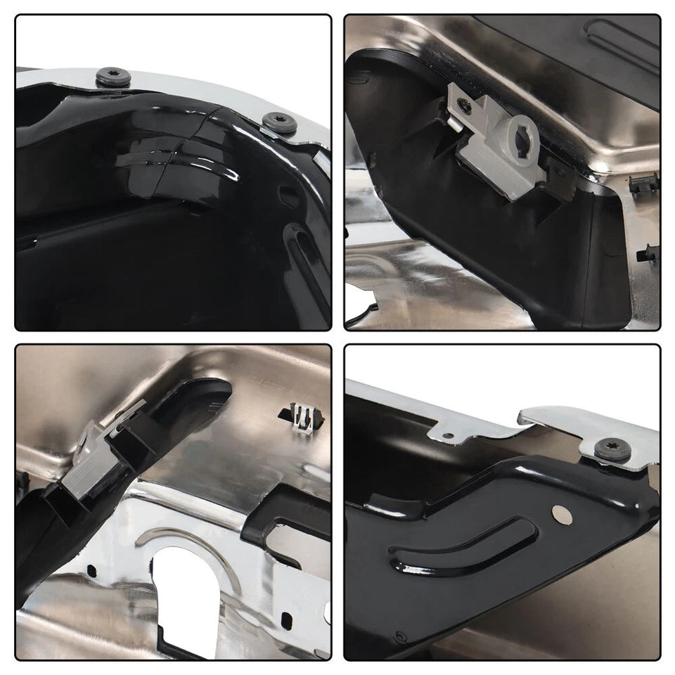 For 2019 2020-2024 Chevy Silverado GMC Sierra 1500 Rear Bumper Assembly Chrome