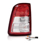 Solid Spare Fit For 2019-2023 Ram 1500 Red & Clear Tail Light Brake Lamp Assembly Left Side