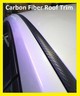 Solid Spare For 2006-2010 HYUNDAI SONATA BLACK CARBON FIBER ROOF TRIM MOLDING KIT