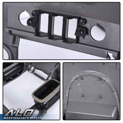 Solid Spare Fit For 04-06 Nissan Titan Armada w/o Speaker Center Dash Radio A/C Vent Bezel