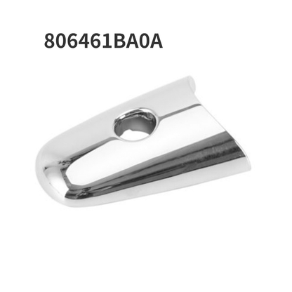 Left Driver Door Handle Key Bezel Cover Trims Chrome For 2017-2020 Nissan Armada