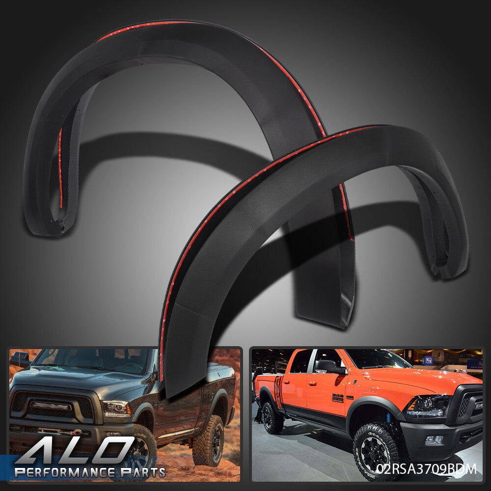 Solid Spare Fit For 09-18 DODGE RAM 1500 Factory Style Bolt On Fender Flares Wheel Protector