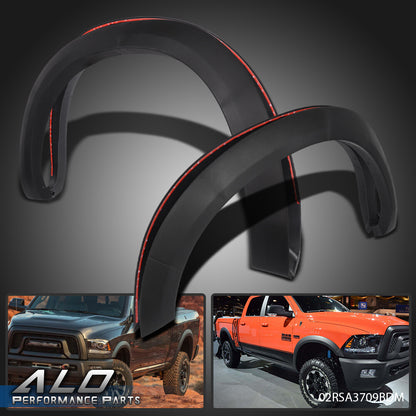 Solid Spare Fit For 09-18 DODGE RAM 1500 Factory Style Bolt On Fender Flares Wheel Protector
