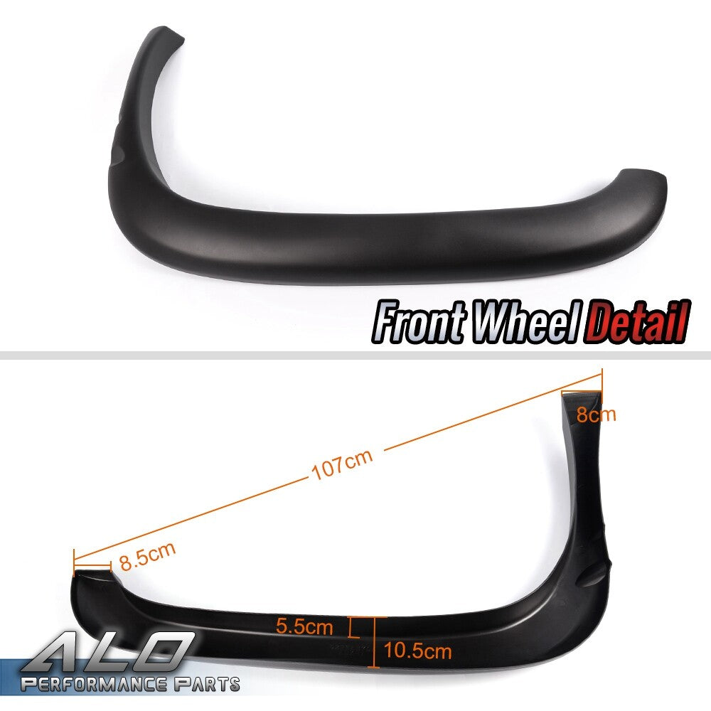 Solid Spare Textured Style Bolt Fender Flares Fit For 1994-2001 Dodge Ram 1500 2500 3500