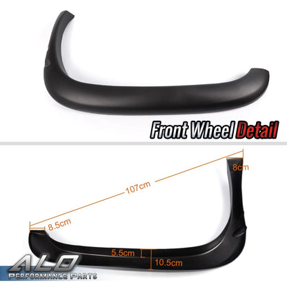 Solid Spare Textured Style Bolt Fender Flares Fit For 1994-2001 Dodge Ram 1500 2500 3500