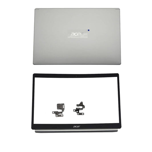 Solid Spare Silver Back Cover+Bezel Hinges For Acer Aspire A515-54G A515-55 A515-54 Top Case