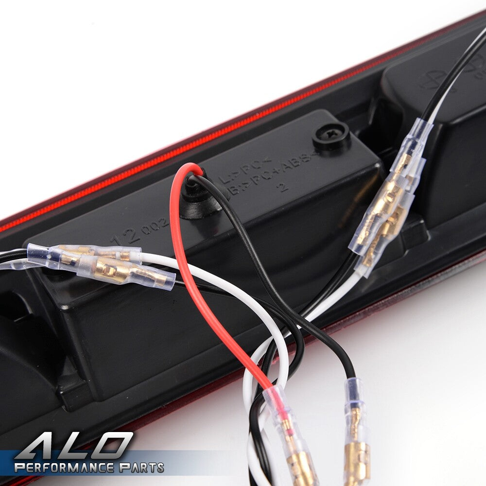 Solid Spare Fit For 99-06 Chevy Silverado 2500 HD Red/Smoke Lens 3rd Brake Tail Light