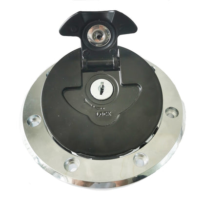 Fuel Gas Tank Cap Cover Lock w/ keys For Kawasaki Ninja 250 250R EX250 1988-07
