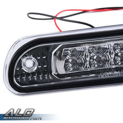 Solid Spare Fit For 99-04 Grand Cherokee Clear Lens LED 3rd Third Brake Light Tail Lamp