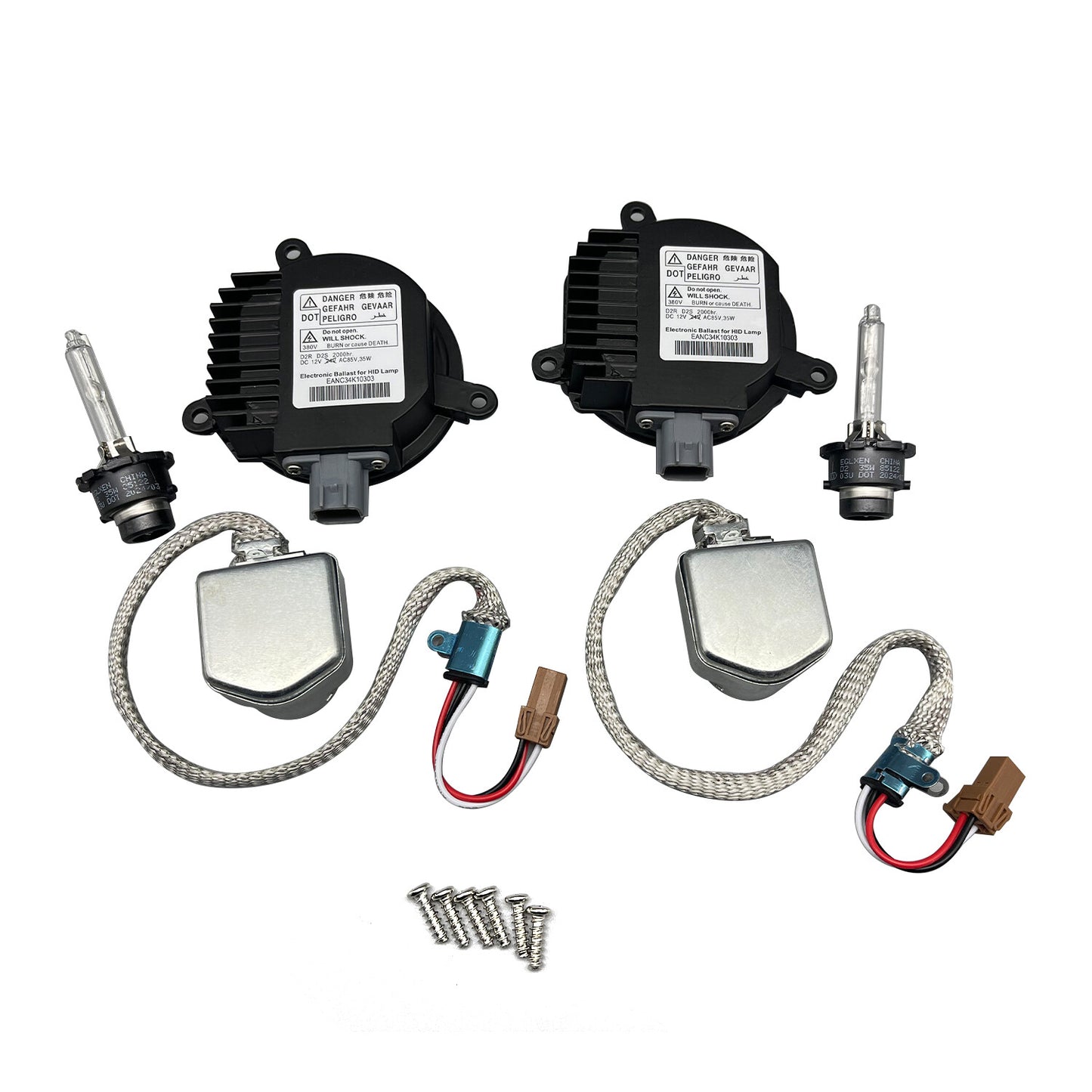 2x New For 04-15 Nissan Maxima Xenon Ballast Igniter & HID D2S Bulb Kit Computer