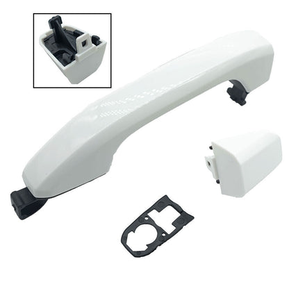 Rear L / R Olympic White Door Handle FIT For 2014-2019 Chevrolet Silverado