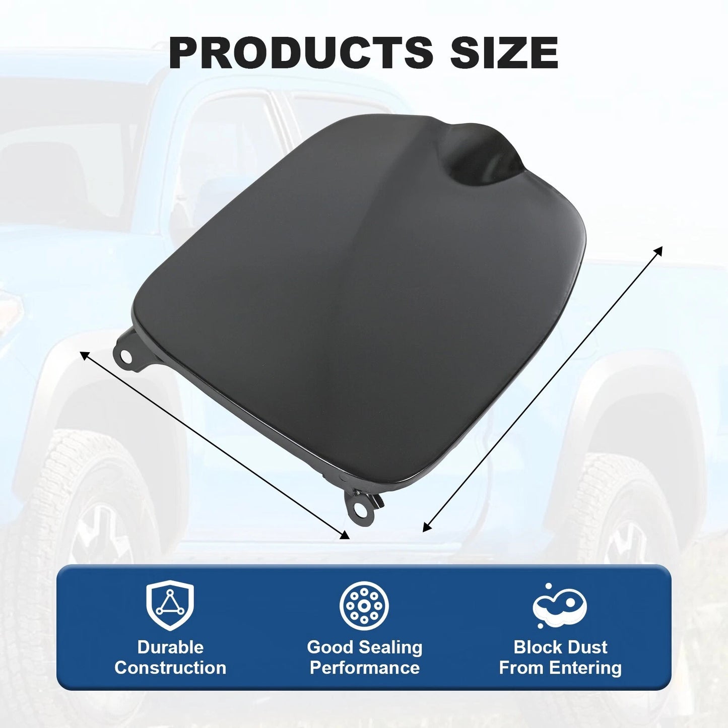FUEL GAS DOOR LID For TOYOTA 2016-23 TACOMA 77305-04080 5FT BED