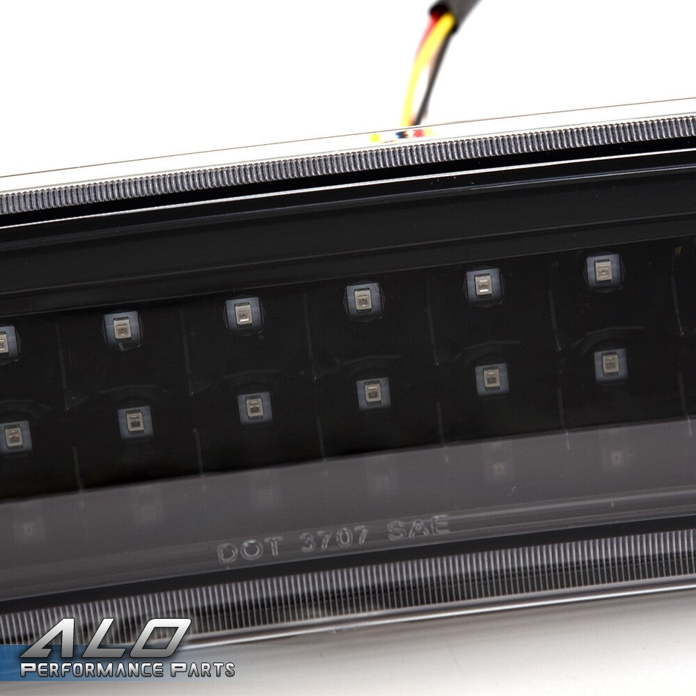 Solid Spare Fit For 09-18 Dodge Ram 1500 2500 3500 LED 3rd Third Brake Tail Light Black