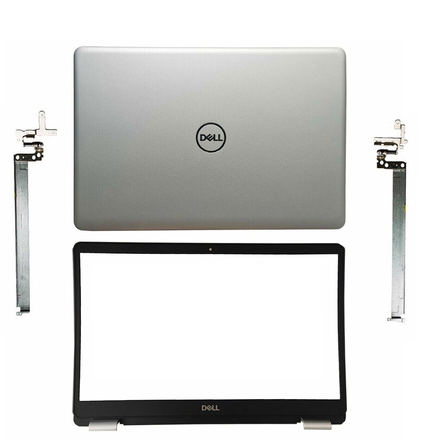 New Back Cover & Bezel Hinges For Dell Inspiron 15 5584 Top Silver Lid 0GYCJR US