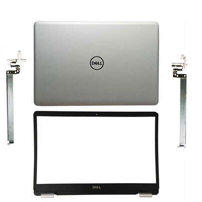 New Back Cover & Bezel Hinges For Dell Inspiron 15 5584 Top Silver Lid 0GYCJR US