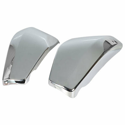Solid Spare 2 Pcs For Honda VTX 1300 2003-2009 2004 2005 2006 2007 Chrome Side Battery Cover