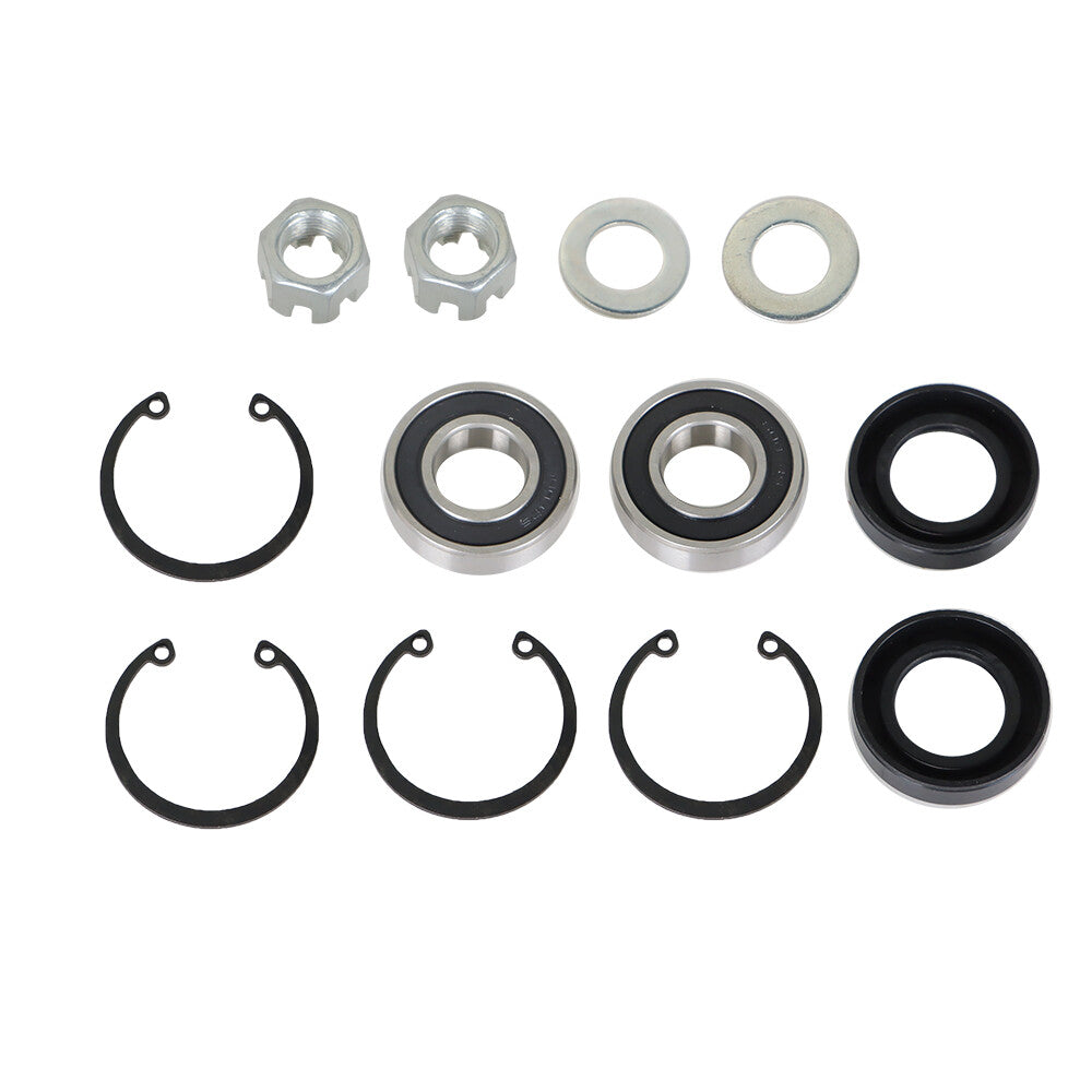 Solid Spare For EZGO Golf Cart 1982-Up 24 Spline Rear Axle and Brake Hub Drum Assembly Kit