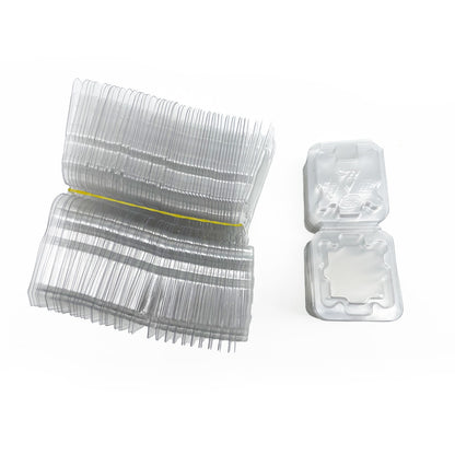 New 100 PCS Clamshell Tray Case For Intel 478 775 1150 1155 1156 CPU US