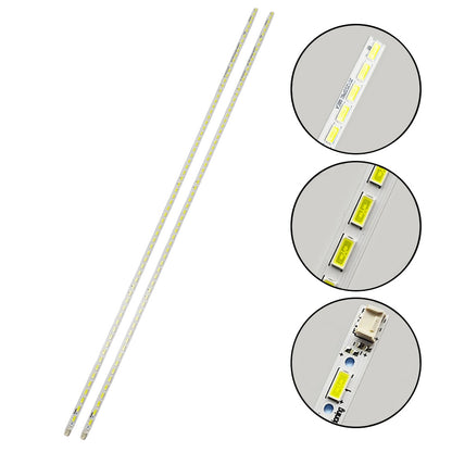 2pcs LED Strips for Sharp LC-60C6400U Vizio 5286ZZ/5287ZZ E601I-A3 E601I-A3E