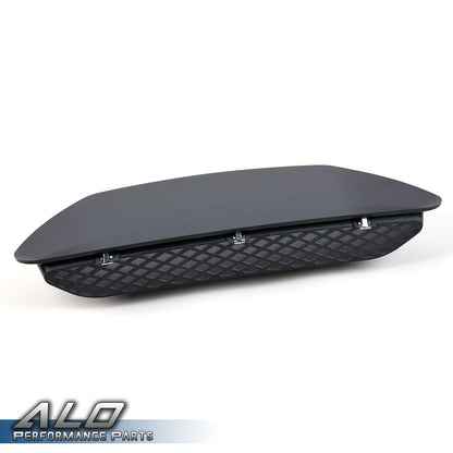 Solid Spare Hood Scoop Molding Bezel 4 Retainer Nuts Fit For 04-05 Dodge Ram 1500 SRT Black