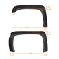 Solid Spare Fender Flares Fit For 2007-13 Chevy Silverado 1500 Crew Cab 5.8' Bed Wheel Cover