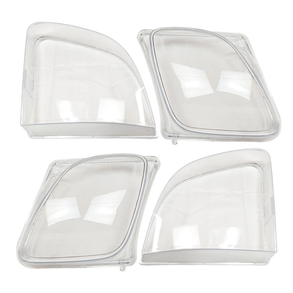 For Lexus LX470 1998-2007 Headlight Clear Lens Cover Housing+Seal Glue W/O Bulbs